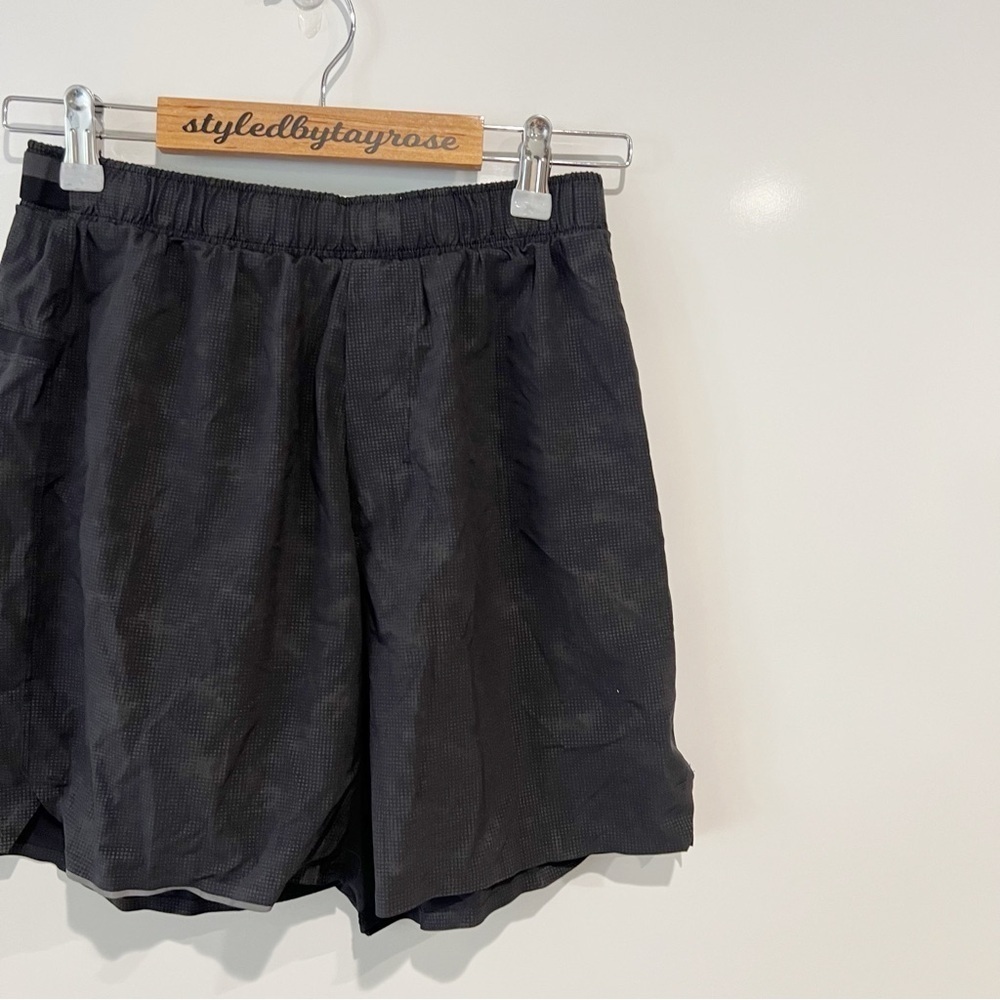 Lululemon Surge Short 7" Subtonic Reflective Black View 6